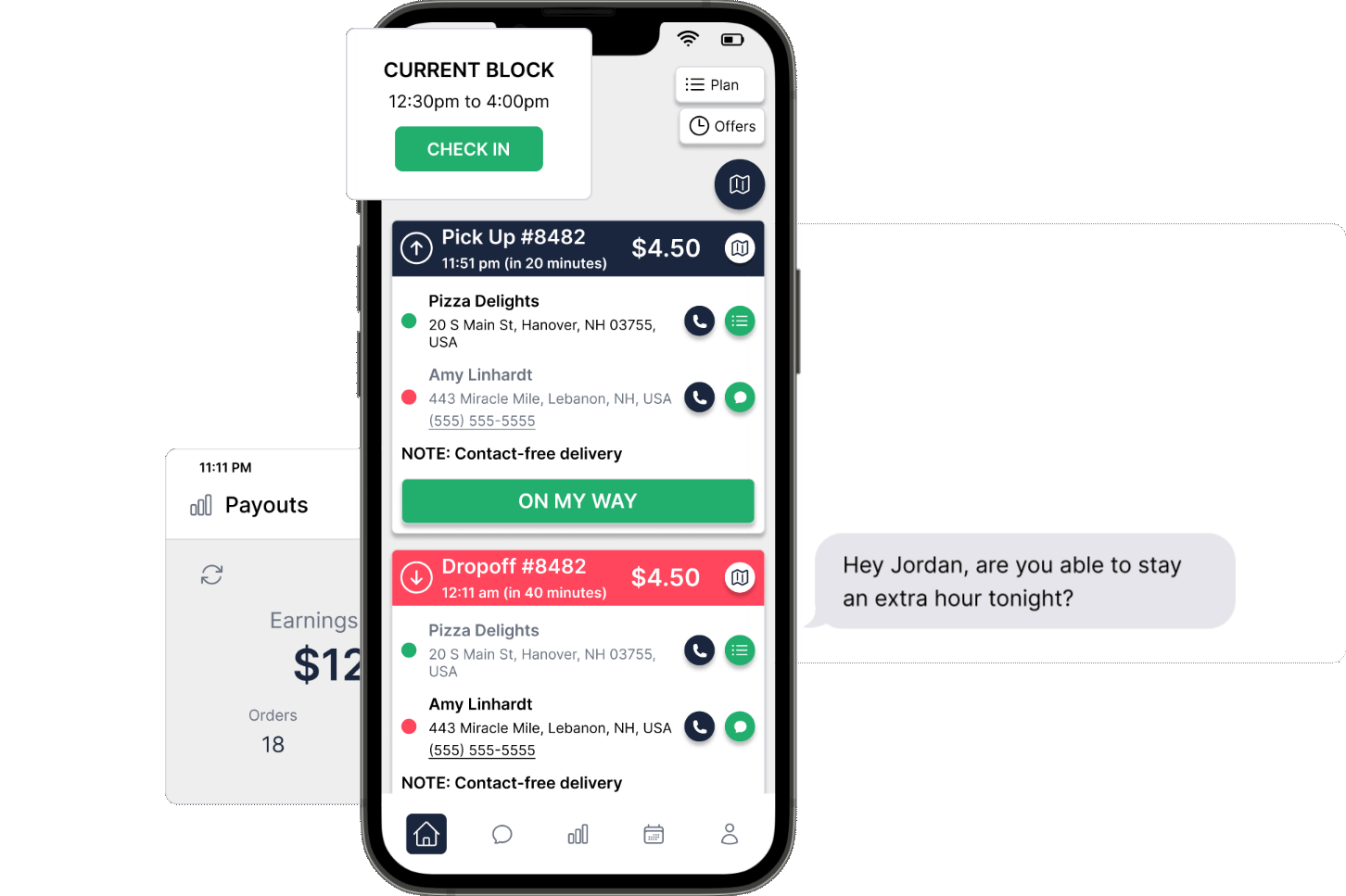 Mobile App for Drivers
